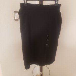 Black pencil skirt